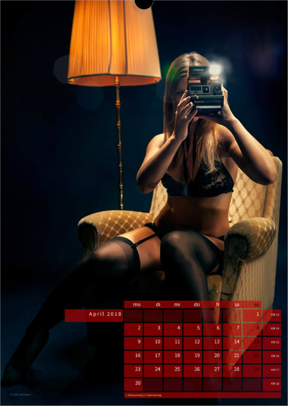 Kalender MiGel Erotique 2018 April